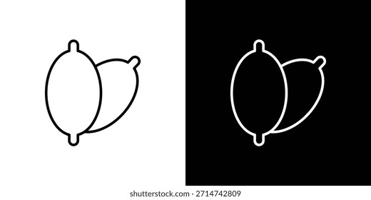 Icono de batata. Iconos de web lineal delgado