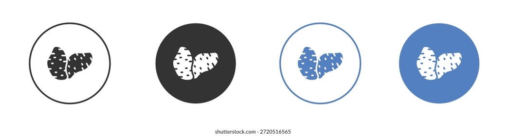 Icono de batata Vector Clip ilustración de arte colección