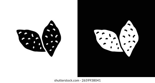 Plantilla de logotipo de Vector de icono de batata para gráfico y Diseño web.