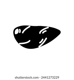 Sweet Potato  icon in vector. Logotype
