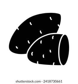Sweet Potato Icon Vector On Trendy Design