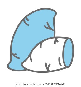 Sweet Potato Icon Vector On Trendy Design