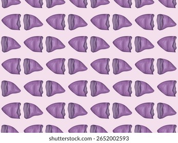 sweet potato purple taro harvest vegan natural raw asian diet japanese homemade snack bread skin art