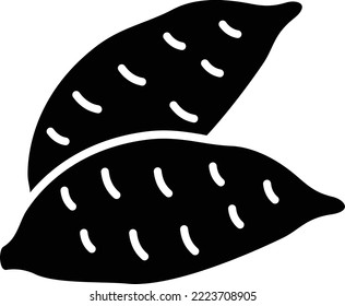 Sweet Potato vector icon. Can be used for printing, mobile and web applications.