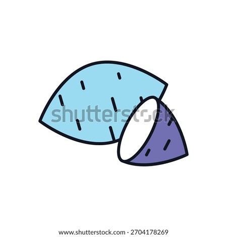 Sweet Potato Vector icon stock illustration