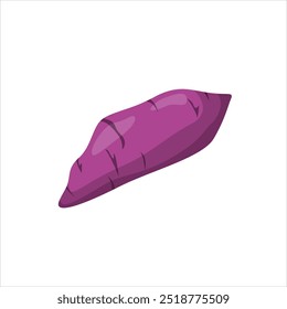 Sweet Potato Vector Illustration for Healthy Food Design