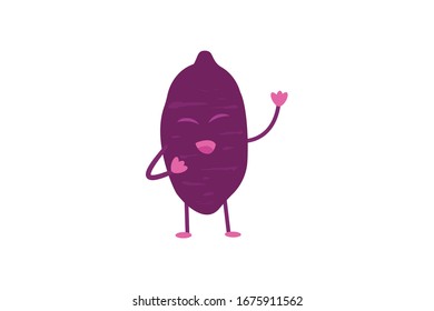 Sweet Potatoes  Vector Illustration Of A Vegetable