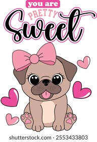 sweet pretty girl puppy pug love