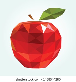 Sweet Red Apple Vector Icon