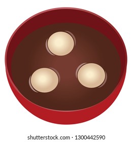Sweet red bean soup