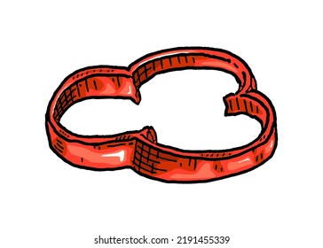 Baraja de pimienta roja dulce. Ilustración de color vectorial vintage que graba. Aislado sobre fondo blanco. Diseño dibujado a mano