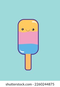 Sweet and Refreshing Ice Cream Vector cute funny