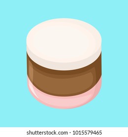 Sweet Round Marshmallow Vector Illustration Graphic Design