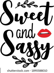 Sweet and Sassy, Sassy Vector File