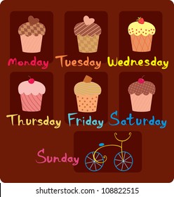 Sweet schedule for the week