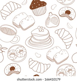 Sweet seamless background