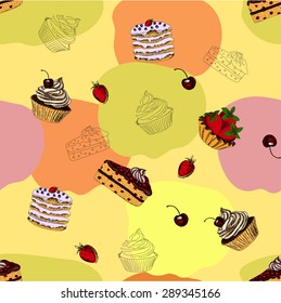 Sweet seamless pattern
