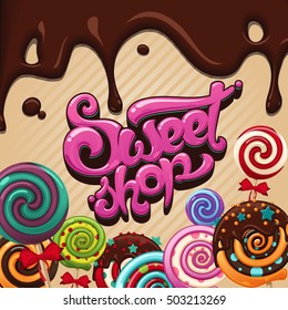 Sweet Shop Candy Poster