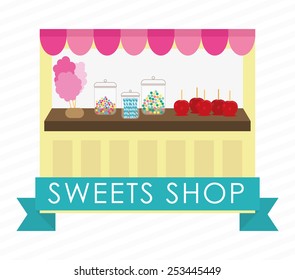 sweet shop design, vector illustration eps10 graphic 