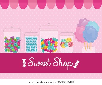 sweet shop design, vector illustration eps10 graphic 