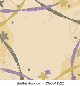 Sweet silk scarf pattern with diagonal lines and abstract style design