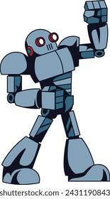 Sweet and Silly Timeless Retro Vintage  Robot