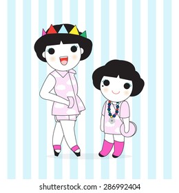 Sweet Sisters illustration