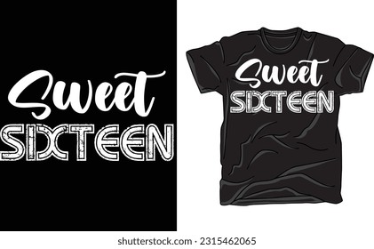 Sweet Sixteen Shirt, Sweet 16 Shirt, Sweet Sixteen Gift, 16th Birthday Gift, Sweet Sixteen Tshirt, Sixteenth Birthday, Birthday Gift Girls