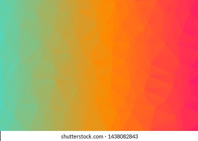 sweet soft multicolor Low poly crystal background. Polygon design pattern. sweet soft multicolor Low polygonal vector illustration, low polygon background.