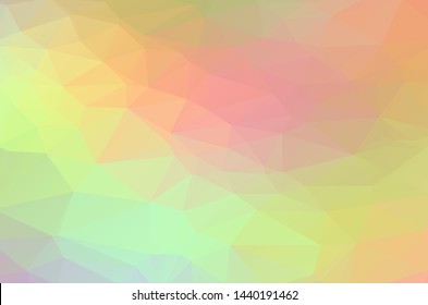 sweet soft multicolor Low poly crystal background. Polygon design pattern. sweet soft multicolor Low polygonal vector illustration, low polygon background.