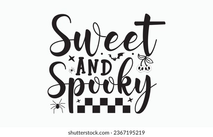 Sweet and spooky svg, halloween t shirt design bundle, Retro halloween svg, happy halloween vector, pumpkin, witch, spooky, ghost, funny halloween t-shirt quotes Bundle, Cut File Cricut, Silhouette 