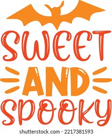 sweet and spooky vector file