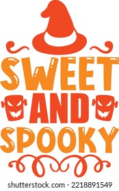 sweet and spooky vector file