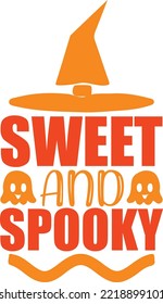 sweet and spooky vector file