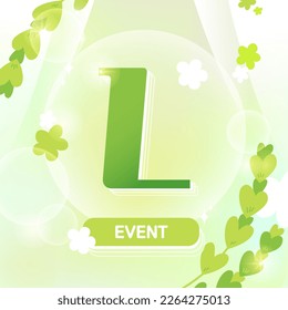 Plantilla de banner de evento Sweet Spring
