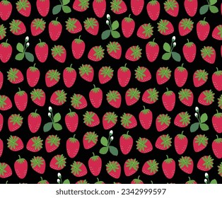 It's a sweet strawberry pattern.