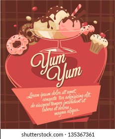 Sweet stuff background