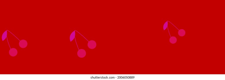 Sweet Summer Print Vitamin Cute Spring Tasty Neon Pattern. Red Retro Purple Cherries Repeat Bordo Colorful Fruit Design Pic. Textile Berries Dessert Pink Vintage Violet Bright Wallpaper.