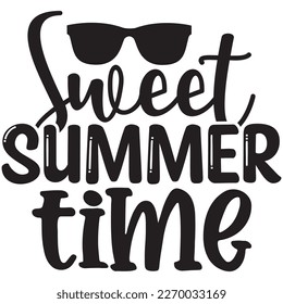 sweet summer time t shirt design