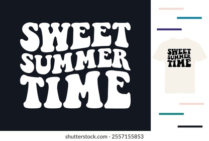 Sweet summer time t shirt design