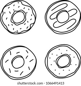 Sweet tasty donuts.