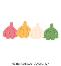Sweet Tiranga coloured modak shape mithai or dumpling