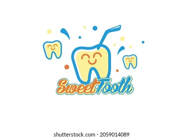 Sweet Tooth Funny Character Vector Illustration