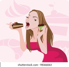Sweet tooth lady