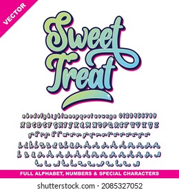 Sweet Treat, Bold Script Font