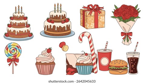 Sweet Treats Delightful Celebrations A Festive Gathering of Edible Joy and Celebration