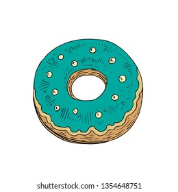 sweet turquoise puncake