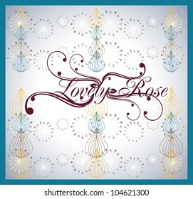 sweet typography design