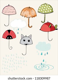 Sweet umbrellas