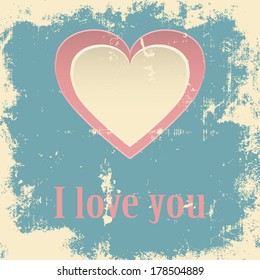 sweet valentine's day card illustration vector format